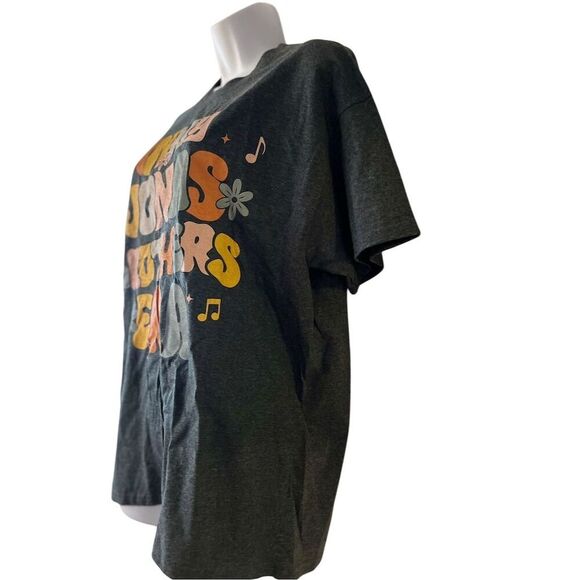 In My Jonas Brothers Era Graphic T-Shirt L Gray Music Retro - Picture 3 of 5